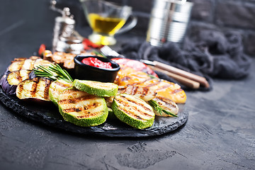 Image showing Grilled vegetables