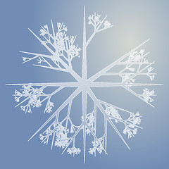 Image showing Snowflake illustration