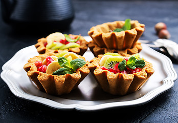 Image showing tartalets with berries
