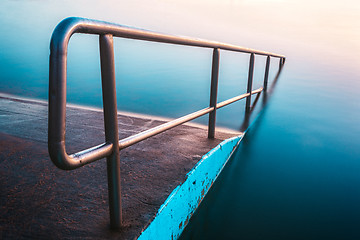 Image showing North Narrabeen rock pool abstract