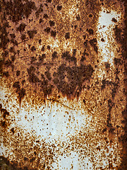 Image showing Old metal texture background surface