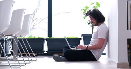 Image showing man enjoying relaxing lifestyle