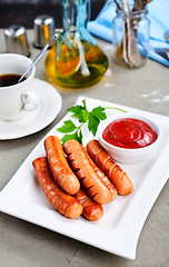 Image showing sausages