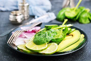 Image showing green food