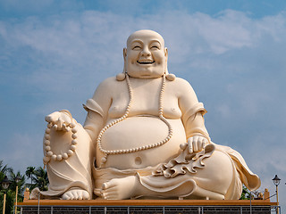 Image showing The Vinh Trang Temple in My Tho,  Vietnam