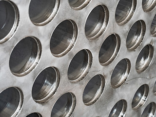 Image showing Detail of industrial heat exchanger