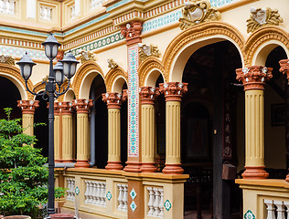 Image showing The Vinh Trang Temple in My Tho,  Vietnam