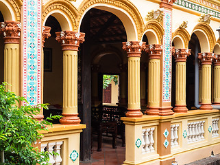 Image showing The Vinh Trang Temple in My Tho,  Vietnam