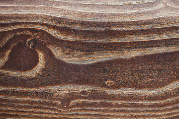 Image showing Old brown wooden grunge door texture.