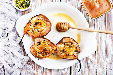 Image showing baked pear