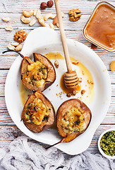 Image showing baked pear