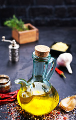 Image showing oil in bottle