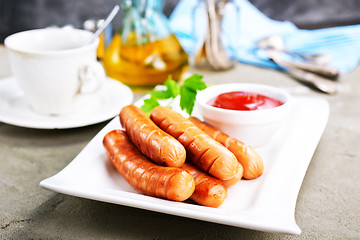 Image showing sausages