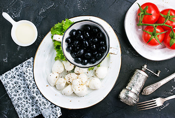 Image showing  ingredients for greek salad