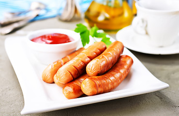 Image showing sausages