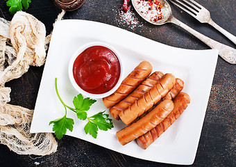 Image showing sausages