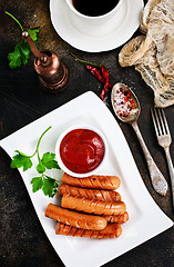 Image showing sausages