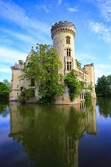 Image showing La Mothe Chandeniers, fairytale ruin of a french castle