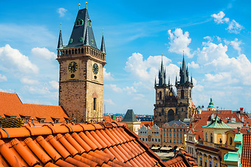 Image showing View of Tyn Cathedral