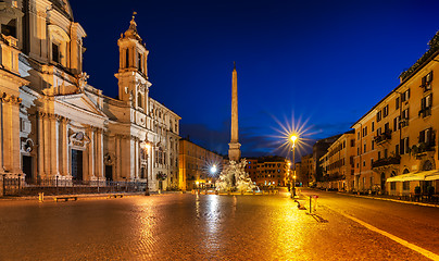 Image showing Piazza Navona in Italy