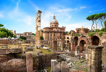 Image showing Ruins of Roman Forum