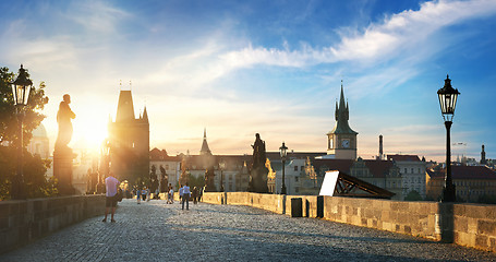 Image showing Prague at dawn