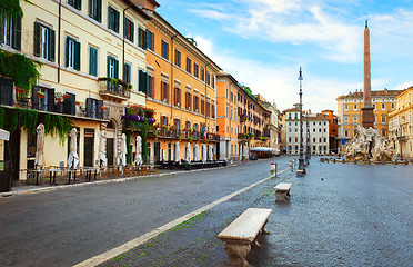 Image showing Piazza Navona in Rome