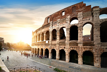 Image showing Ancient Colosseum in Rome