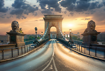 Image showing Bridge in Budapest