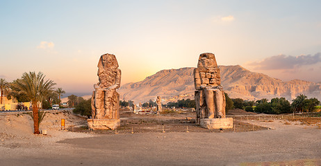 Image showing Colossi of Memnon