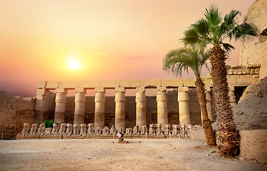 Image showing Karnak temple Egypt