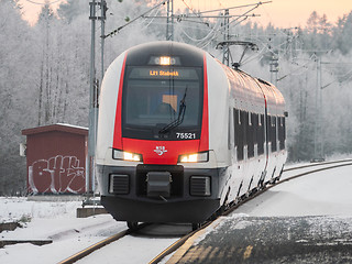 Image showing Regional train in Norway