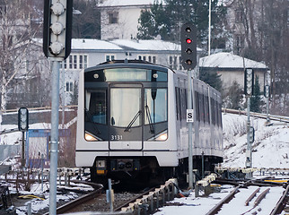 Image showing City railway in Oslo