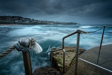 Image showing Bronte Beach coastline Australia