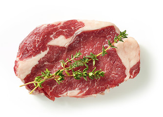 Image showing fresh raw beef steak meat