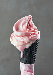 Image showing pink ice cream