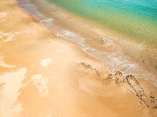 Image showing Beautiful Australian beach aerial view