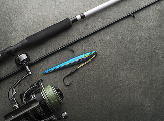 Image showing Fishing rod