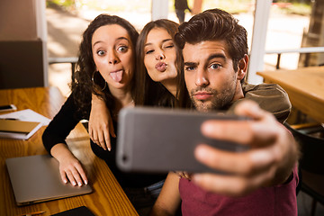 Image showing Students Selfie