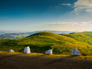 Image showing Green montains