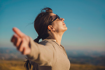 Image showing Enjoying the nature