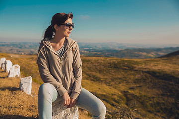 Image showing Enjoying the nature