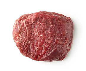 Image showing fresh raw beef fillet steak meat