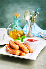 Image showing sausages