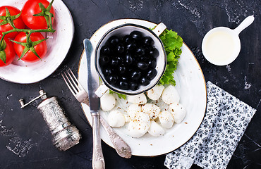 Image showing  ingredients for greek salad