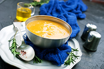 Image showing pumpkin soup