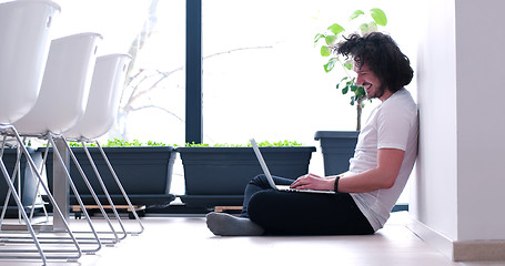 Image showing man enjoying relaxing lifestyle