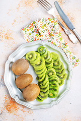 Image showing fresh kiwi