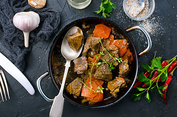 Image showing fried meat