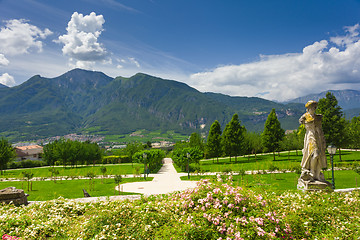 Image showing Villa Mersi park in Trento